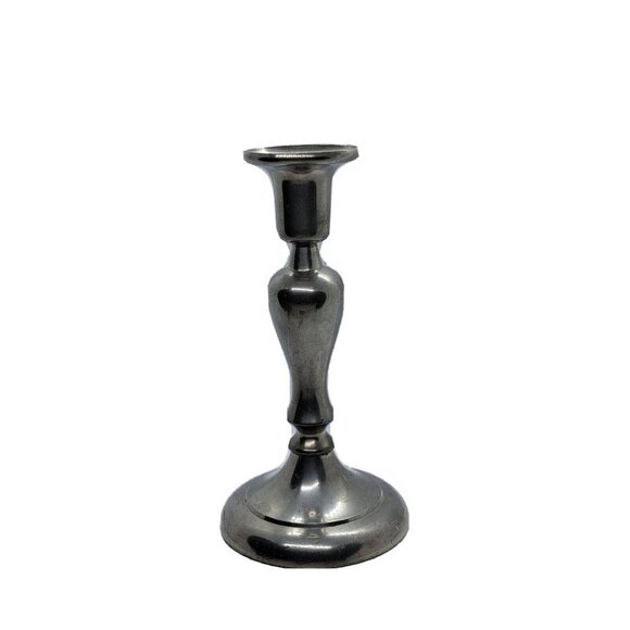 KMD Royal Holland Pewter Daalderop Candle Holder Made In Portugal Family Dinner - Picture 1 of 3